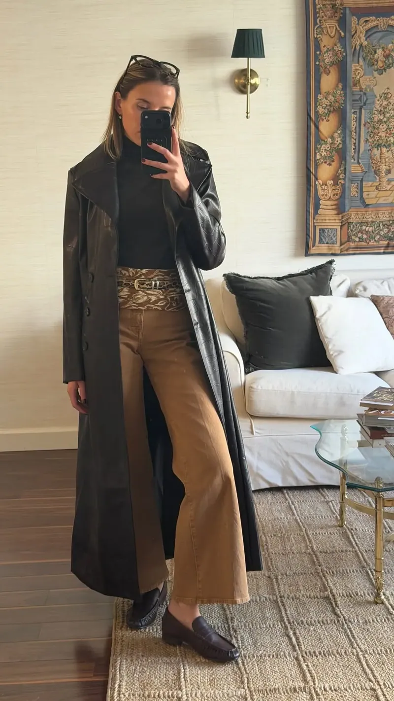 styling trick: layer a scarf or pashmina under a belt for a kind of cummerbund look! 👀